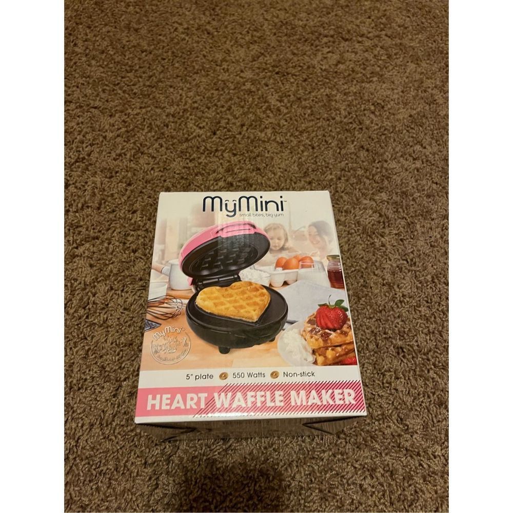 Heart Waffle Maker New
